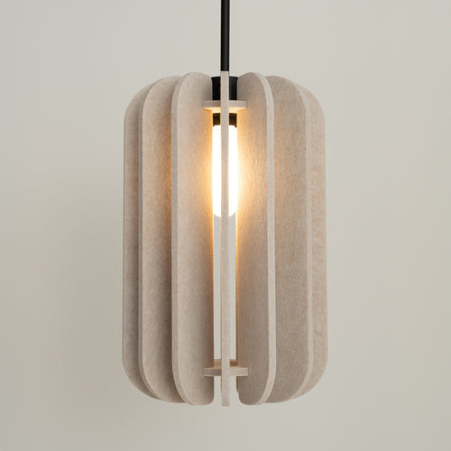 Sollux Lighting Hanglamp MULA 27 beige - 27x27x165cm