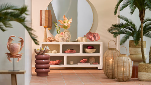 Light & Living lampenkap MEDAN - Ø25x36cm - rood - vtwonen shop