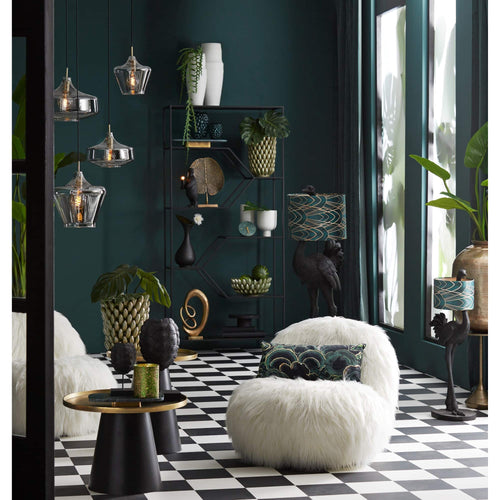 Light & Living vaas Zita - groen - Ø25.5cm