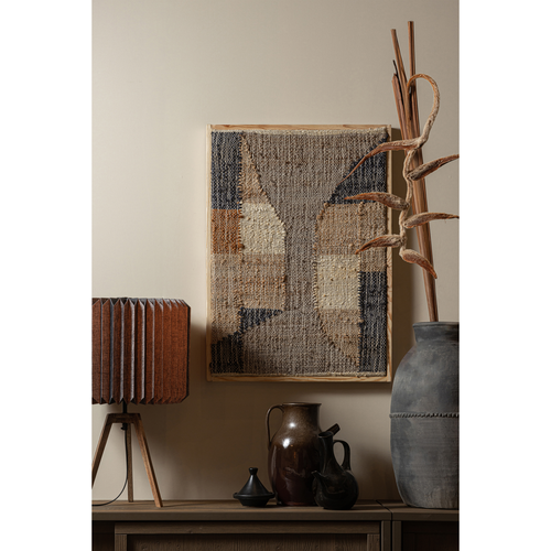 BePureHome wanddeco Release - Jute/Katoen - Multiekleur - 1x70x50 - vtwonen shop