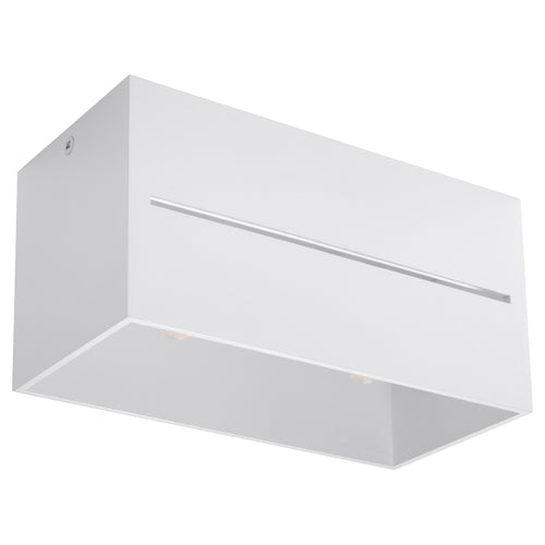 Sollux Lighting Plafondlamp LOBO 2 wit - 20x10x10cm