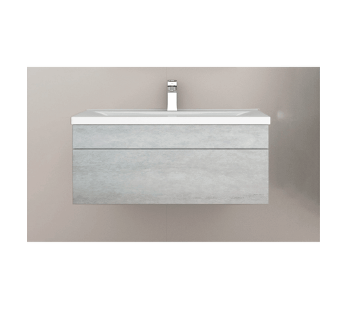 Home Deluxe Badkamermeubelset WANGEROOGE Grijs S