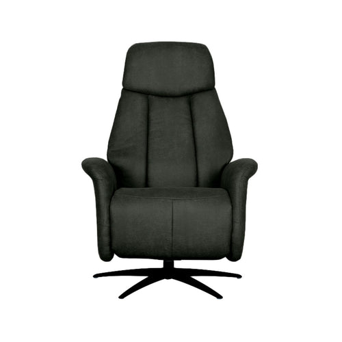 LABEL51 Fauteuil Oslo Elektrisch - Antraciet Stof - Draaibaar - vtwonen shop