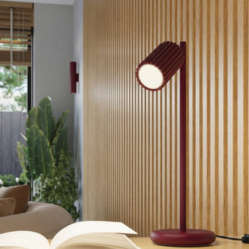 Sollux Lighting Wandlamp KARBON 20 bordeaux - 6,5x8,5x20cm