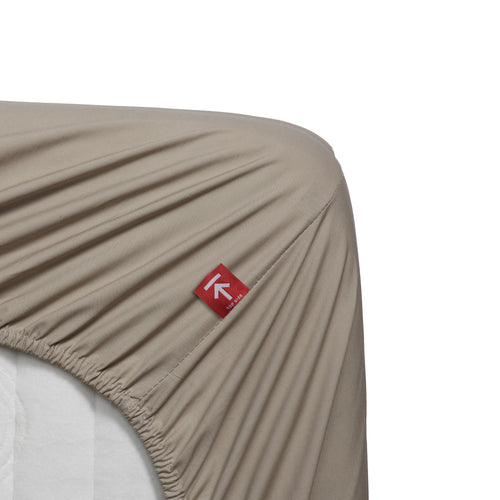 Beddinghouse topper hoeslaken BH Percale Cotton TD - 160x200 cm - zand