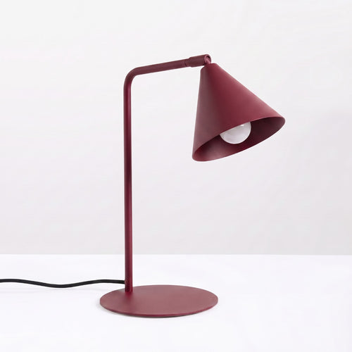 Sollux Lighting Tafellamp NOX bordeaux - 18x18x35cm