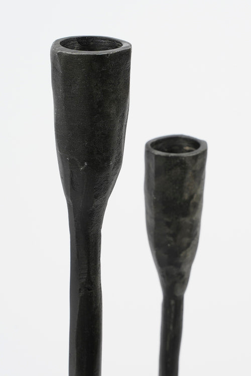 House of Seasons Stretto Kandelaar - L21 x B10 x H41 cm - Zwart - vtwonen shop