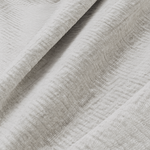 Sia Home - Linkerhoekbank MYRA - fluweel met motieven crème 266cm