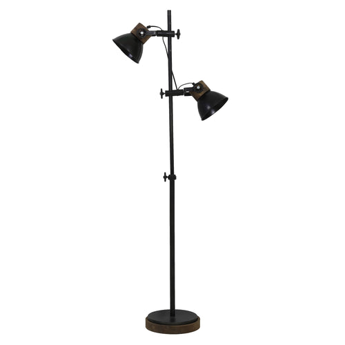 Light & Living vloerlamp Jody - zwart - 40x30x165cm