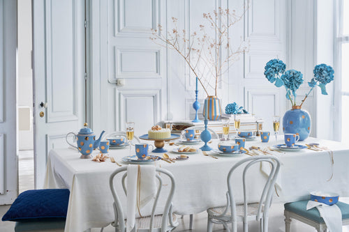 Pip Studio Kandelaar Sphere - Metaal - Lichtblauw - 44cm - vtwonen shop