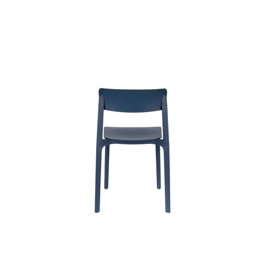 Housecraft Living Clive Tuinstoel/ Eetkamerstoelen Donkerblauw - Set van 4