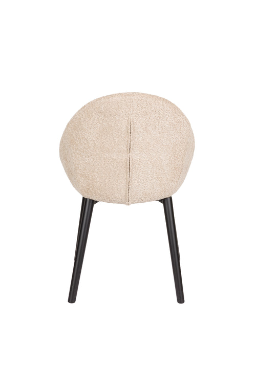 Dutchbone Fenna Eetkamerstoelen Beige - Set van 2 - vtwonen shop