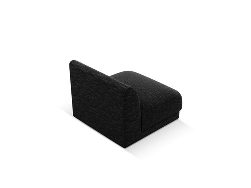 Micadoni - Module "Miley" structurele stof antraciet - 90x75x70cm