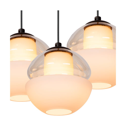 Atmooz hanglamp Reese 5 - zwart - Ø 40 x H 220 cm - G9