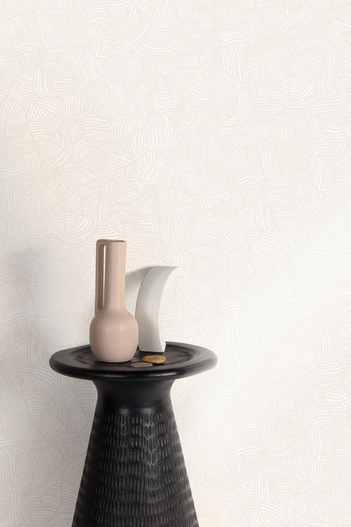 Masureel behang geometrische vormen beige - 53 cm x 10.05 m - 632069