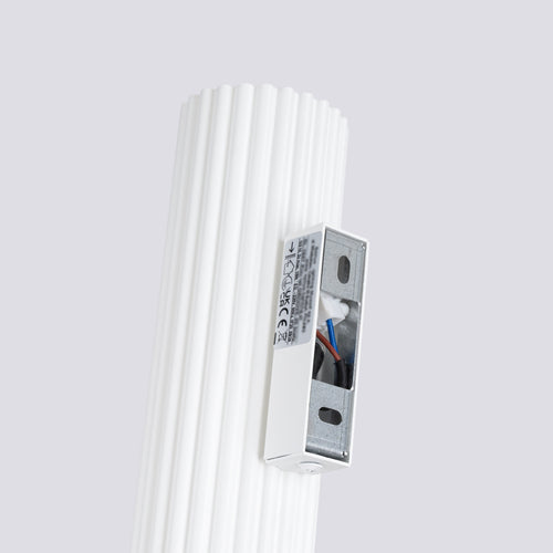 Sollux Lighting Wandlamp KARBON 30 wit - 6,5x8,5x30cm