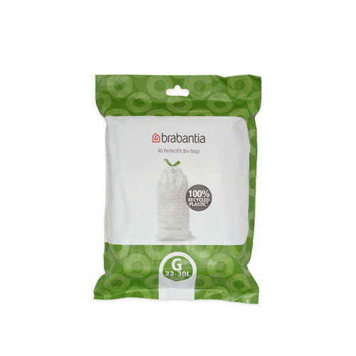 Brabantia PerfectFit Set van 3 - Vuilniszak dispenser pack - Code G - 23-30L - 3x 40 stuks
