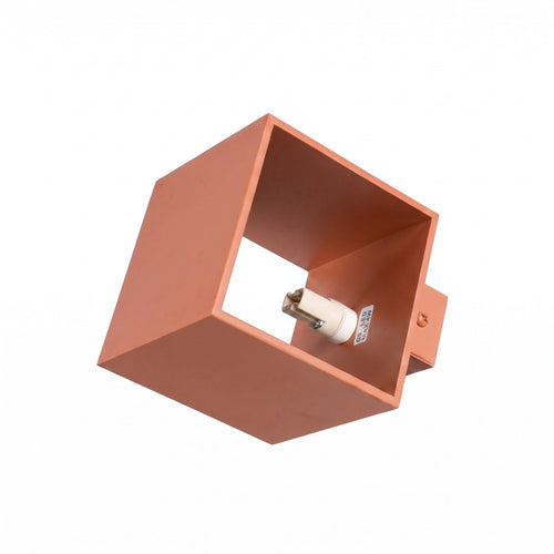 Sollux Lighting Wandlamp QUAD 1 rode oker - 10x12x10cm