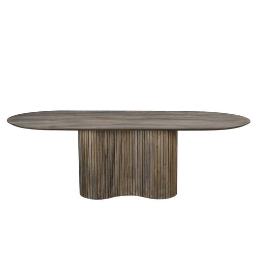 Giga Meubel Eettafel Ava - Ovaal - Mangohout - 240cm