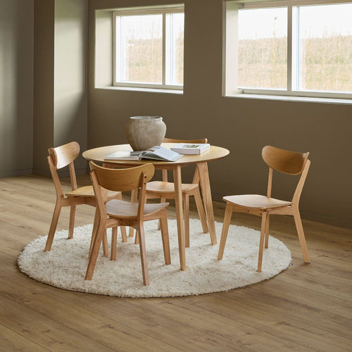 Lisomme Jade Houten Eetkamerstoel Naturel - vtwonen shop