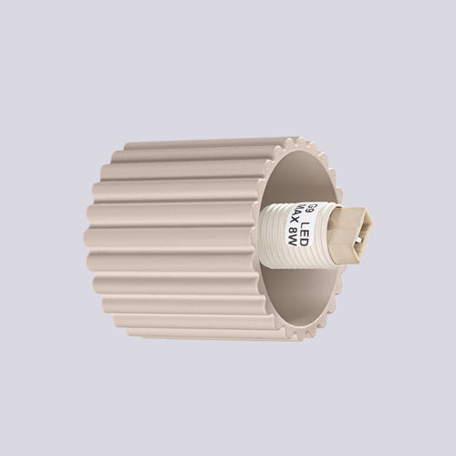 Sollux Lighting Wandlamp HALO taupe IP44 - 12x17x12cm
