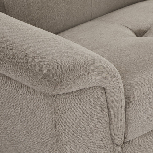 Furnhouse chaise longue bank links Betis - Taupe - Stof - 95x290x90