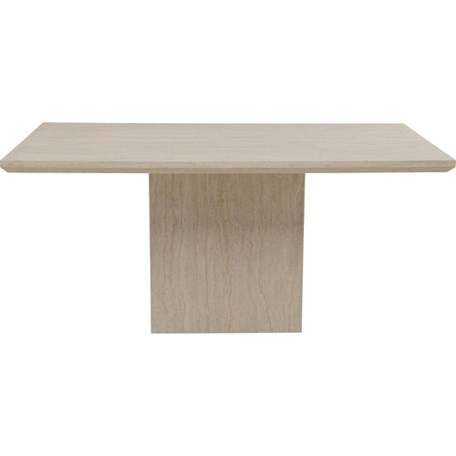 Kare Design Eettafel Travertino 160x90cm