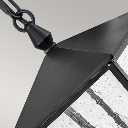 Elstead Hinkley Huntersfield Hanglamp voor buiten, zwart, IP44