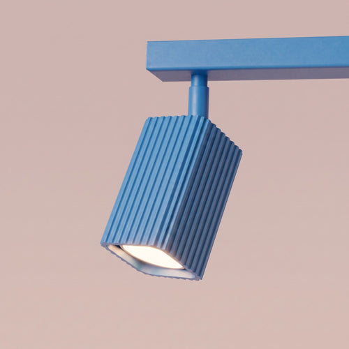 Sollux Lighting Plafondlamp RAYO 4L azuurblauw - 81x6x16,5cm