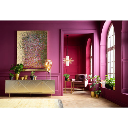 Kare Design Bijzettafel Comb Gouden 55cm - vtwonen shop