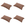 Madison sierkussen Panama - beige - 40x60x10cm - set van 4