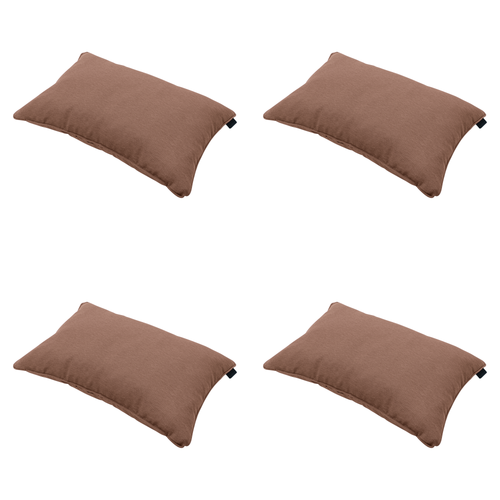 Madison sierkussen Panama - bruin - 40x60x10cm - set van 4
