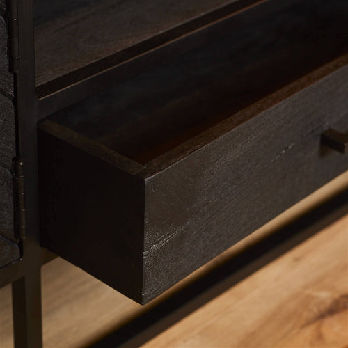 StarFurn Tv-meubel New York - Zwart Hout - 240x45x50cm