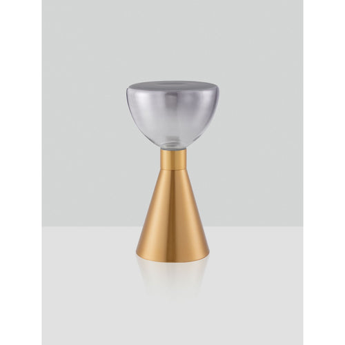 Nova Luce VOI Tafellamp Goud/Rookgroen LED 8W 239lm 3000K Aan/Uit-schakelaar