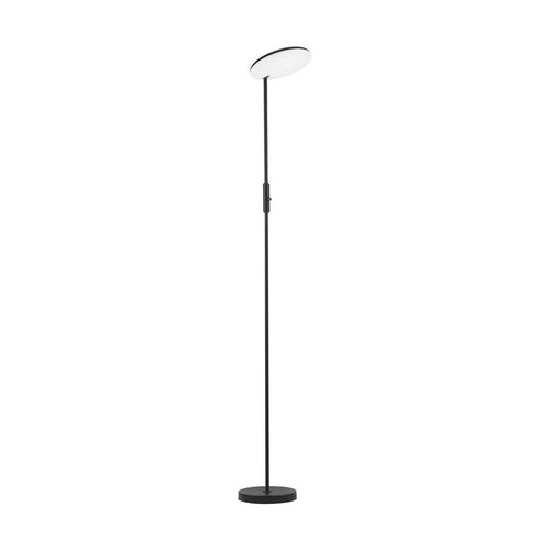 Nova Luce NOSTOS Geïntegreerde LED-vloerlamp in zandzwart, dimbaar, 30W, 2288lm, 3000K