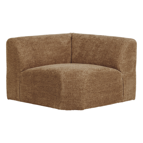 WOOOD hoekelement recht Mojo Base - Wollig - Honinggeel - 74x105x105