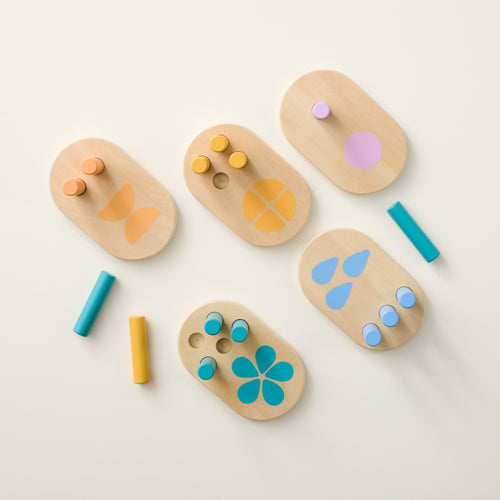 Petite Amélie Montessori speelgoed box MONT - Multiplex - meerkleurig