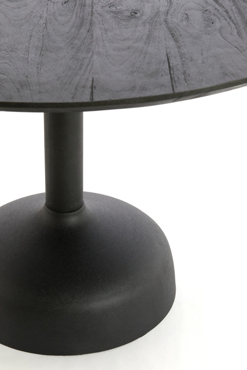 Light & Living eettafel TUNJA - Ø120x76 cm - zwart