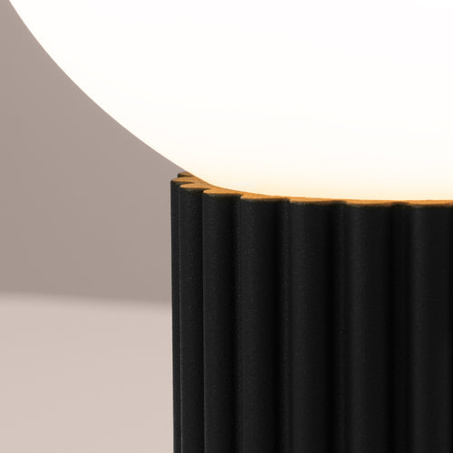 Sollux Lighting Tafellamp HALO zwart - 12x12x19cm