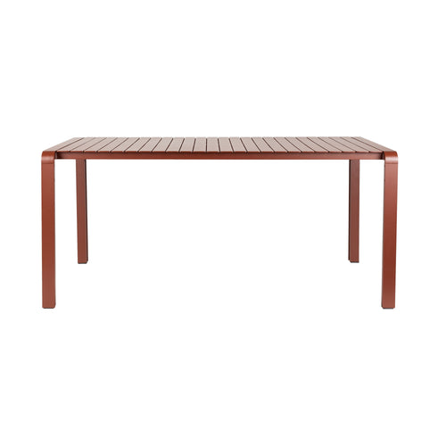 Zuiver Vondel Tuintafel 214 x 97 cm Rood