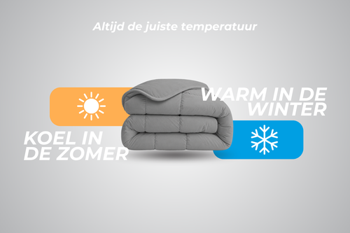 SnoozyBed - Dekbed zonder overtrek - Granite - 240x200cm