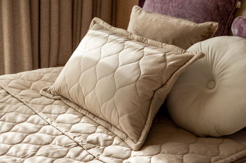 ROMEE - sierkussen 40x60 cm - duurzaam - Irish Cream - beige