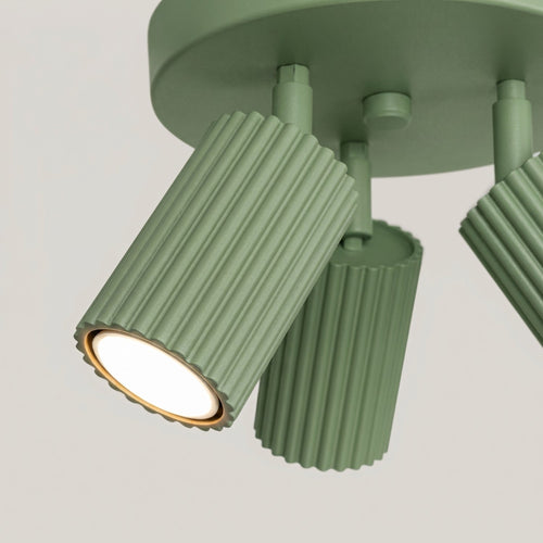 Sollux Lighting Plafondlamp KARBON 3P salie - 19,5x19,5x18cm