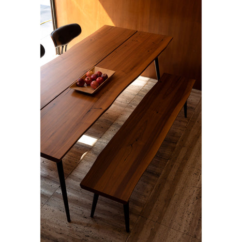 Dutchbone Alagon Eetkamerbank 120X40 cm Hout - Bruin - vtwonen shop