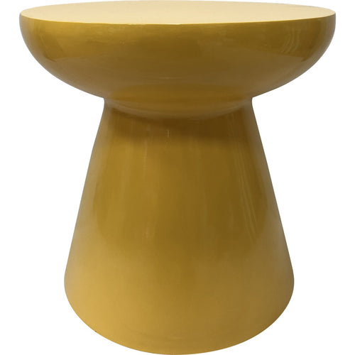 Lesli Living tuintafel Vei - geel - Ø40x40cm