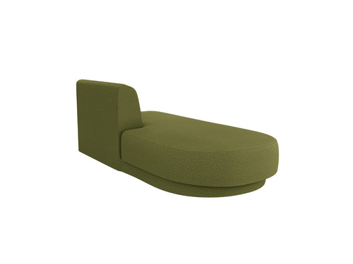 Micadoni - Module "Miley" 2 zitplaatsen, boucle donker olijfgroen - 90x158x70cm