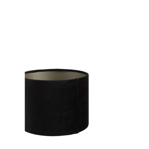 Light & Living lampenkap Velours - zwart - Ø20cm