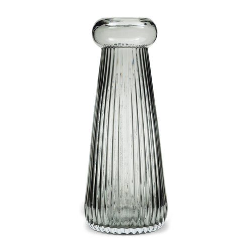 Rivièra Maison Becka Vase M - Glas - Grijs - vtwonen shop