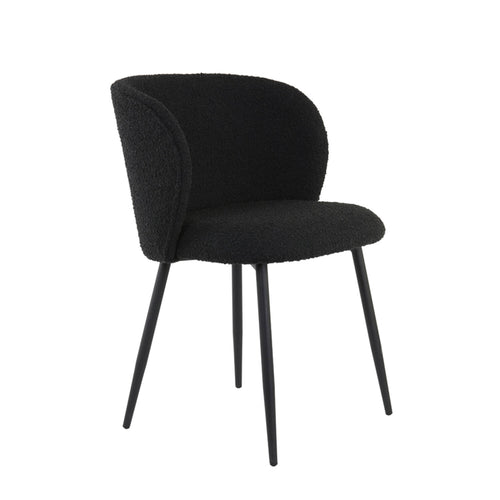 Light & Living zitmeubel Elyna - zwart - 56x55x79 cm