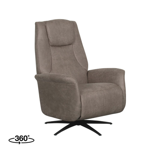 LABEL51 Fauteuil Stockholm Elektrisch - Taupe Stof - Draaibaar - vtwonen shop